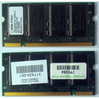 Модуль памяти 256MB DDR Memory SODIMM в Назрани, DDR266 (PC2100) в Назрани, CL2 в Назрани, 200-pin в Назрани, p/n: 317435-001 (для ноутбуков Compaq Evo/Presario) - Назрань