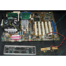 Материнская плата Asus P4PE (FireWire) с процессором Intel Pentium-4 2.4GHz s.478 и памятью 768Mb DDR1 Б/У (Назрань)